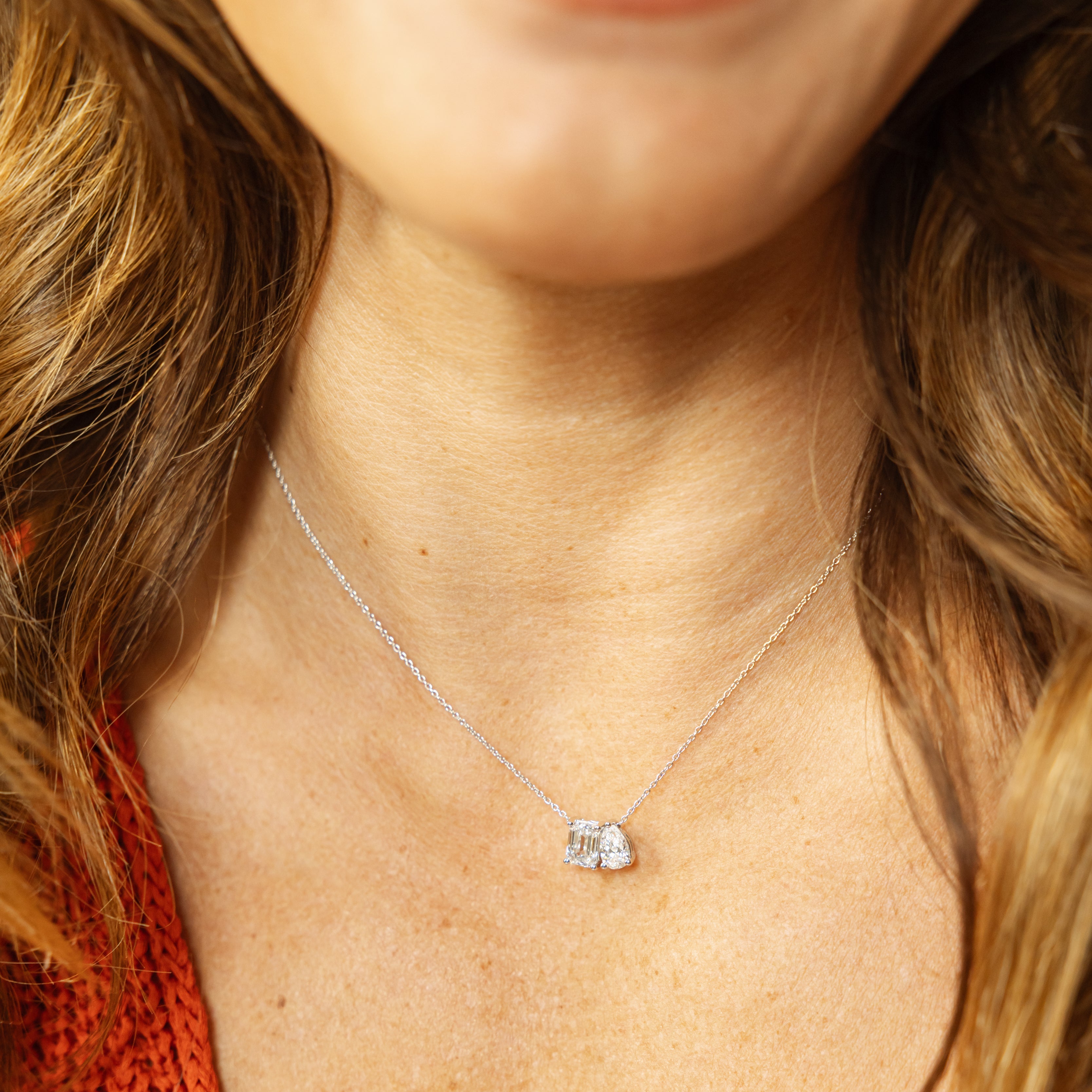 Halskette "Toi et Moi"