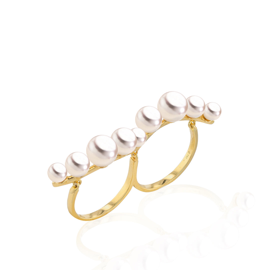 Akoya Ring "Catch"